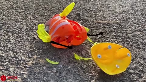 Experiment car vs jelly ,toothpaste,coca cola ......