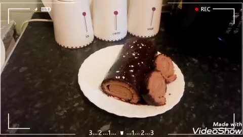 Loved by adults and children😍😍Swiss chocolate roll with jaggery is a masterpiece