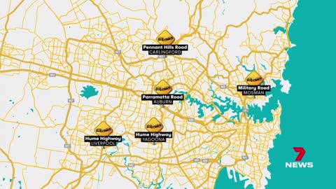 sydney's most notorious crash hotspots revealed