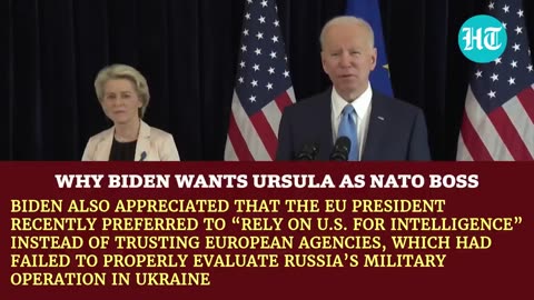 Biden Pushes For Ursula Von Der Leyen As Next NATO Boss; Why EU Chief is U.S' First Choice | Decoded