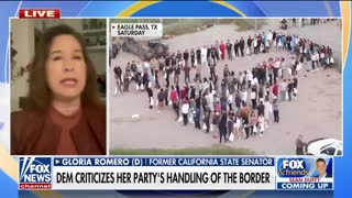 Democrat Gloria Romero rips VP Harris for not visiting border during Texas trip