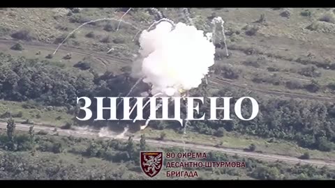 Russian Buk hid in the landing, but it was also found there by Ukrainian HIMARS