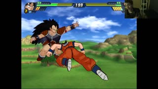 Raditz VS Goku In A Dragon Ball Z Budokai Tenkaichi 3 Battle With Live Commentary