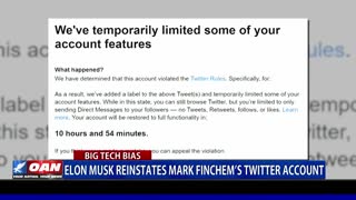 Elon Musk reinstates Mark Finchem's Twitter account