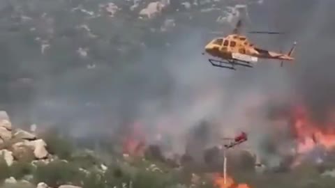 Fighting fires ..