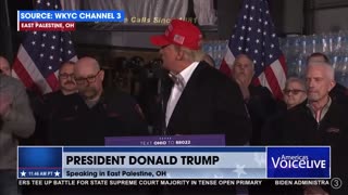 President Trump’s full speech at East Palestine, Ohio.
