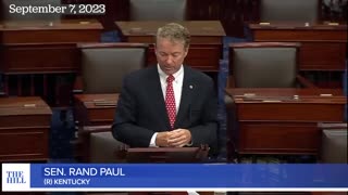 WATCH Rand Paul DEMANDS Unanimous Consent To RESCIND Covid Vax, Mask MANDATE For U.S. Senate Pages.