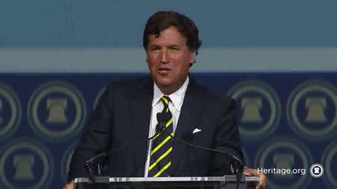 Tucker Carlson's Last Speech The Heritage 50 Foundation Good Vs Evil