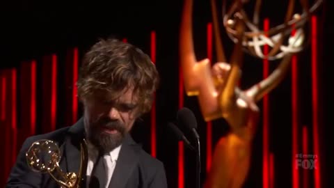 Peter Dinklage wins the Emmys Award(2015) for Game of Thrones