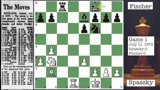 29th Move Proves Disastrous - Fischer vs Spassky. Game 1