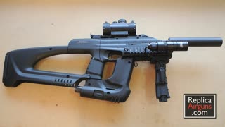 Baikal Drozd Blackbird IZH MP-661K BB Machine Gun Table Top Review