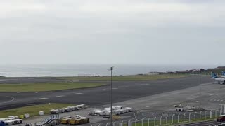 Landings at Ponta Delgada Airport PDL on a windy Sunday, Sao Miguel Azores Portugal 14.04.2024 #PDL