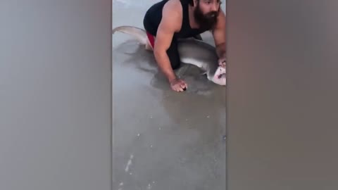 QUANDO UNS HOMENS ESTAVAM PESCANDO, ISSO VEIO ATÉ ELES DA GRAMA ALTA