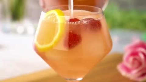 LIMONCELLO ROSÉ SANGRIA! 🍋