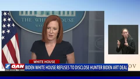 Biden White House refuses to disclose Hunter Biden art deal