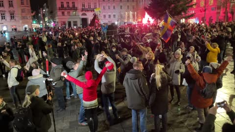 Linz SILVESTER Demo 31.12.2021