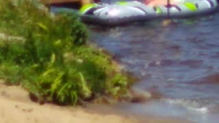 At the point swimming area in St.Regis Akwesasne Quebec