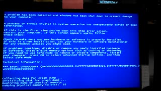 #5 The blue screen display VID_20230322_151226