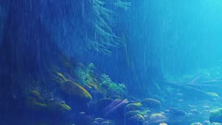 Soothing rainfall for peaceful sleep and relaxation 😌