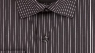 "Make a Statement: Pin Striped Dress Shirt by La Mode Men's | Elevate Your Formal Look!"