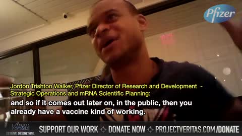 PFIZER DIRECTOR ADMITS WHAT WE ALL KNOW!!! PROJECT VERITAS!