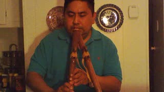 The Storyteller (Double chamber Native flute)