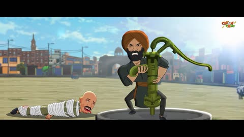 Gadar 2 Ek Comedy Katha __ Tara Singh vs Pakistani Handpumps __ Animated Spoof __ Cartoon Smash