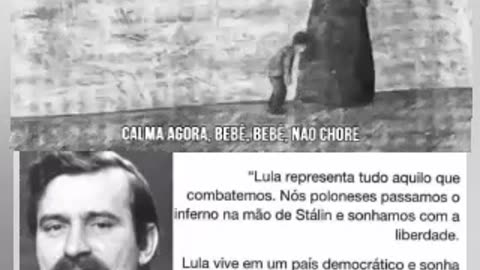 lech walesa : "não me comparem a Lula sou sindicalista da liberdade, e não da escravidão".