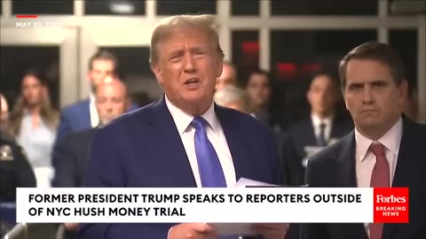 Trump Goes On 14-Minute Rant Blasting Hush Money Trial After Michael Cohen Testimony