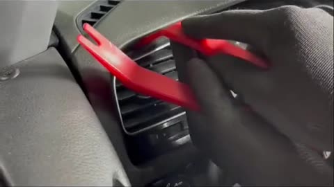 Car audio retrofit warped door panel rearview mirror panel removal tool