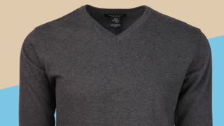 Cozy up in style this season with La Mode Men's V-neck sweaters