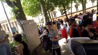 Bordeaux France Gay LGBTQIA+Pride GoPro 4,.