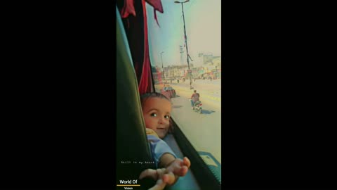 Random Baby Enjoying the Travelling|Cute Expressions