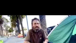 “Yeah, they’re paying me to be homeless”