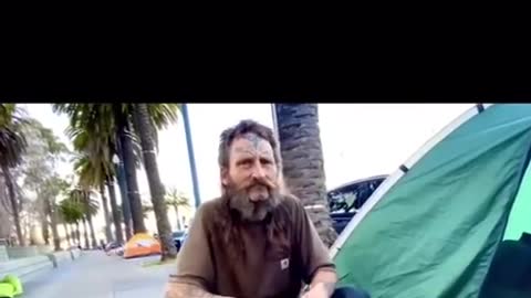 “Yeah, they’re paying me to be homeless”