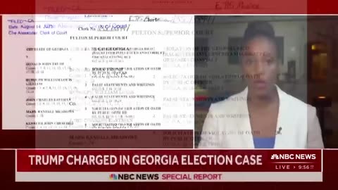 Trump charged in Georgia case election 17 / 08 / 2023
