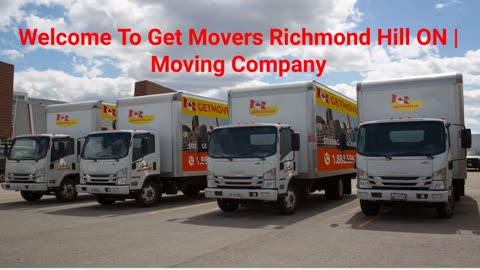 Get Movers | Moving Company in Richmond Hill, ON | L4S 1R7