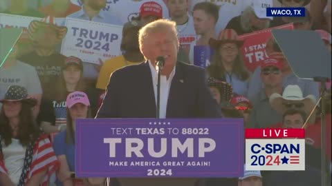 Trump at Waco rally: "I was asked the other day, 'Who is the biggest threat to us?