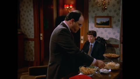 George Gets Caught Double-Dipping | The Implant | Seinfeld