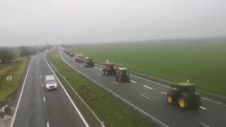 🍋 FARMERS OF FRANCE RISE UP AND ROLL ON INTO THE PROTEST