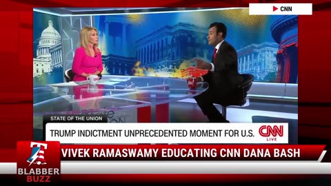 Vivek Ramaswamy Educating CNN Dana Bash