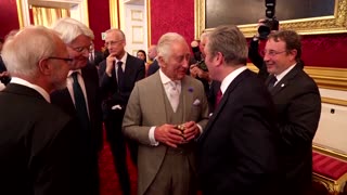 Britain's King Charles hosts Blinken, diplomats