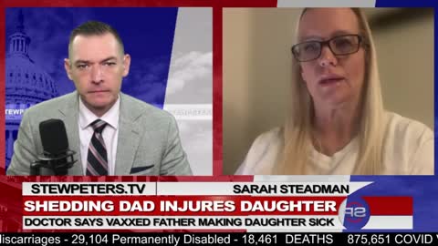 SHEDDING DANGER: 12-Year-Old Girl Injured by Vaxxed Dad.