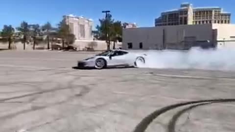 Super car stunt