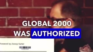 Population control. Jimmy Carter Global 2000