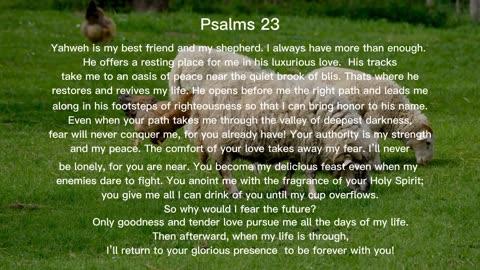 PSALMS 23