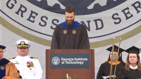 Two-time Catholic Super Bowl Champ Harrison Butker gives graduates most important advice