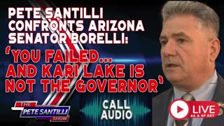 #13 ARIZONA CORRUPTION EXPOSED - Pete Santilli Confronts Arizona Senator Sonny Borrelli - HE LIES DURING MOST OF THE CALL!