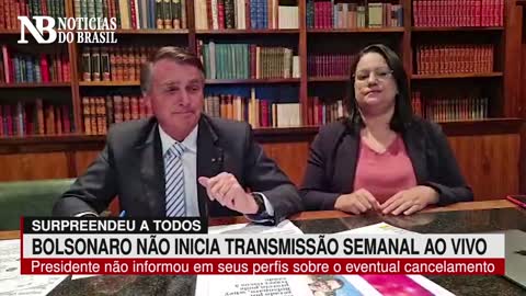 Bolsonaro surpreende e tradicional Live Semanal não é transmitida