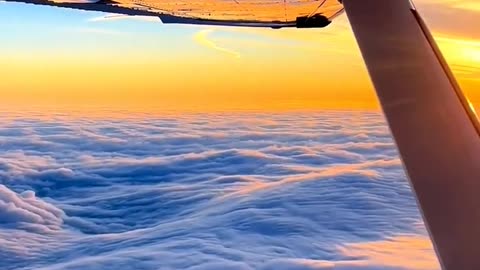 Hell of a view above the clouds
